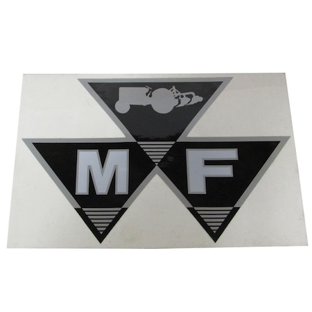 Aftermarket Large MF Triple Triangle Decal MAE30-1235